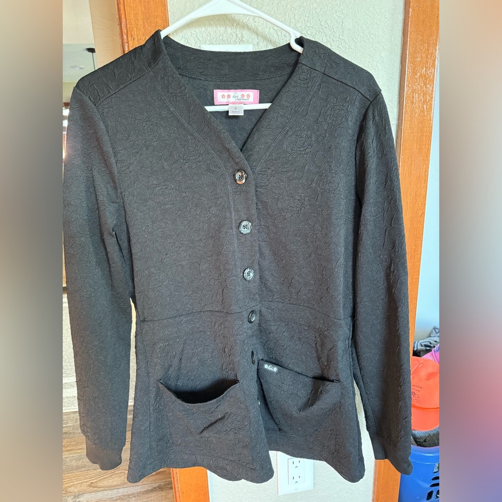 KOI 440 Women's Claire Sweater, Scrub Jacket. Small